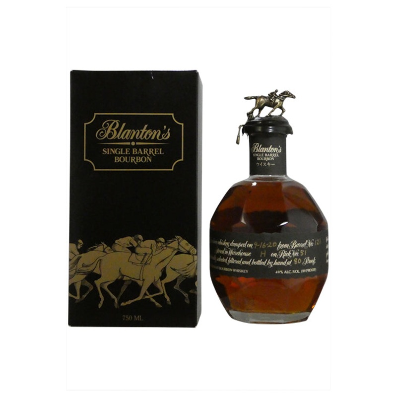 Blanton’s ‘Black label’ Single Barrel Kentucky Straight Bourbon Whiskey (Japanese) (750ml)