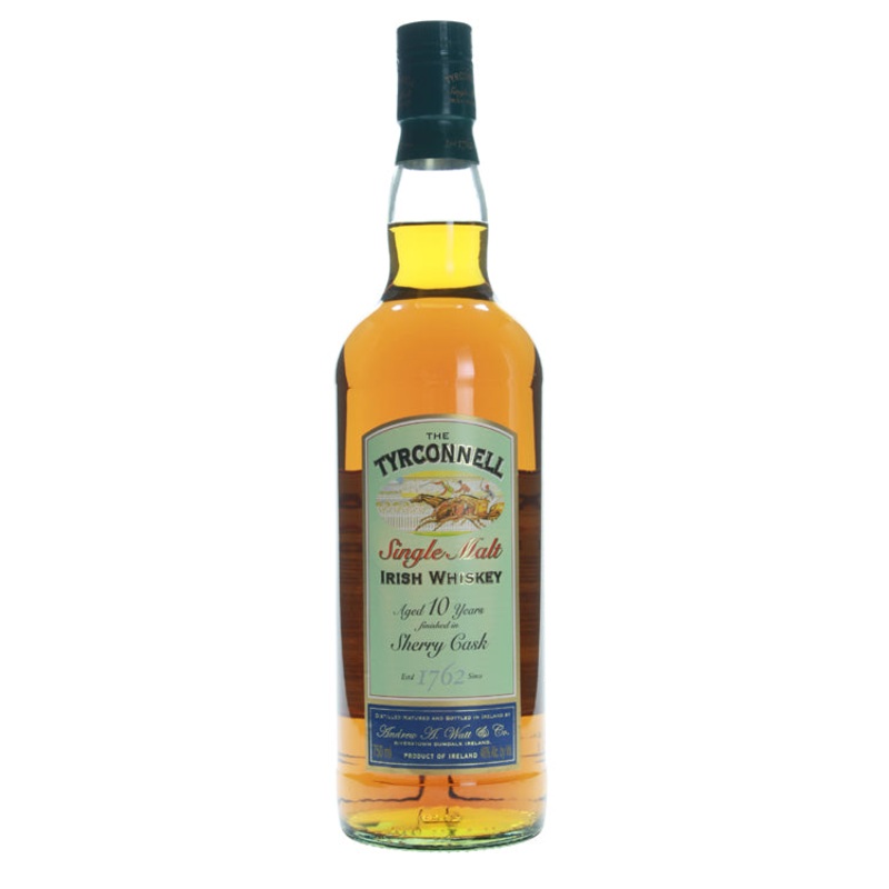 Tyrconnell 10 Year Old Sherry Cask Irish Single Malt Whiskey (750ml)