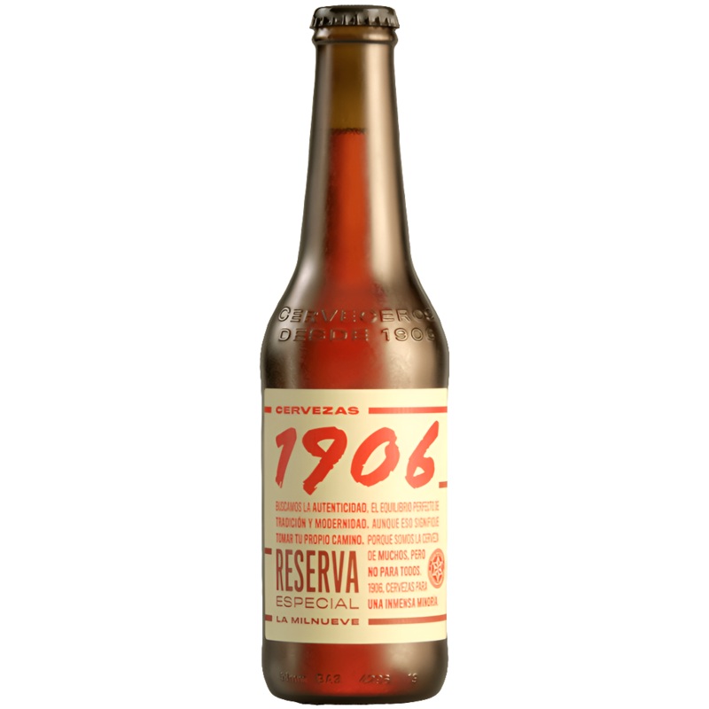 Estrella Galicia 1906 Reserva Especial  (12oz Btl 24 Pk)