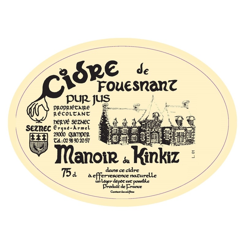 Manoir du Kinkinz Cidre de Fouesnant (750ml)