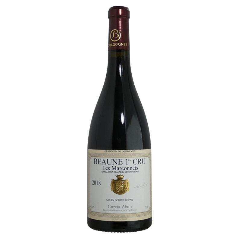 Alain Corcia Beaune 1er cru les Marconnets – 2018 (750ml)