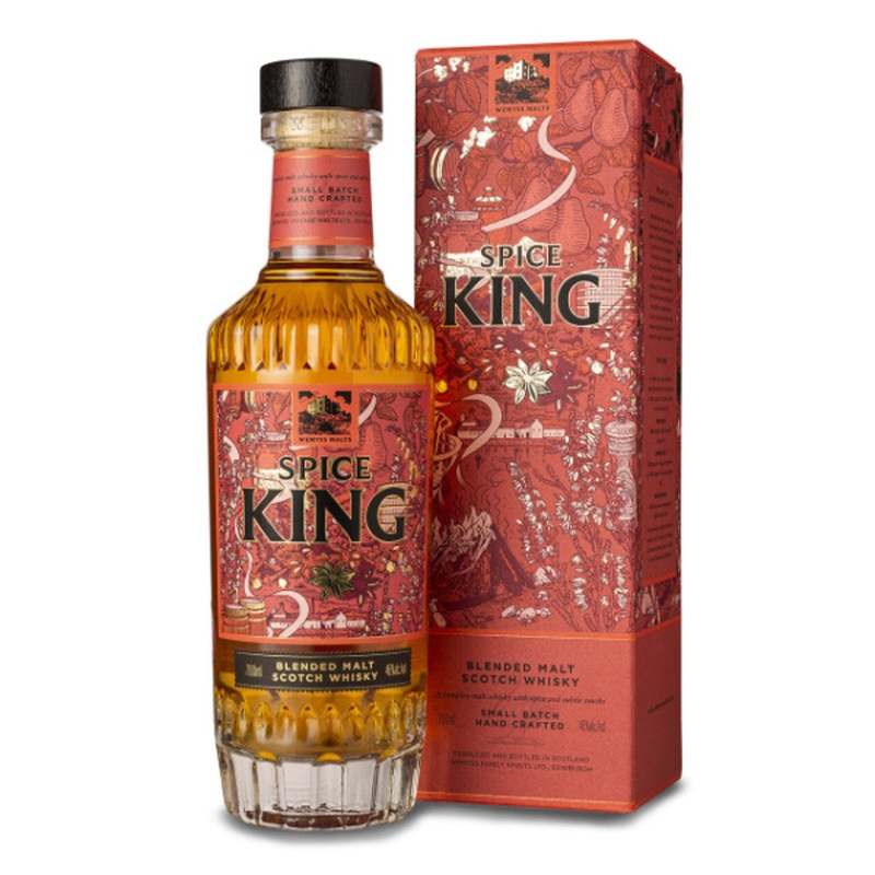 Wemyss Malts Spice King Blended Scotch Whisky, 40% abv. (750ml)