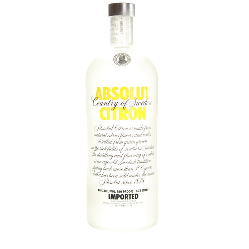 Absolut Citron Vodka (1.75L)|1.75L