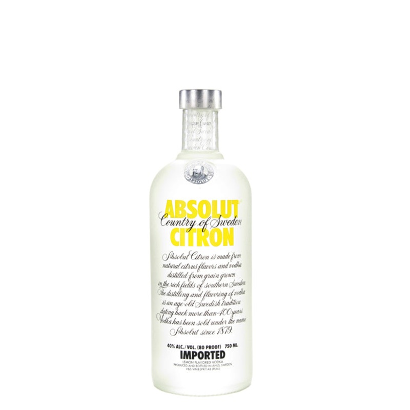 Absolut Citron Vodka (750ml)|750ml