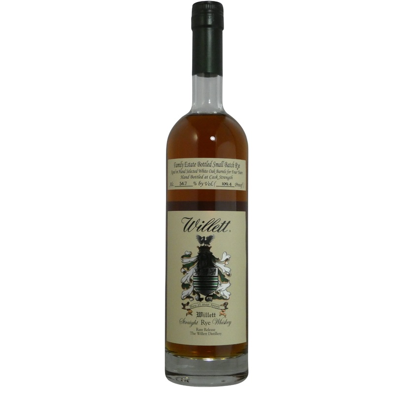 Willett Family Estate Small Batch Rye 4 Year – (750ml)