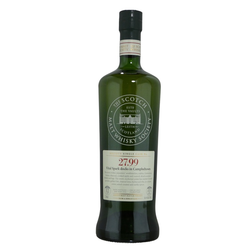 Scotch Malt Whisky Society, 27.99 (Springbank), Aged 12 years, 50.4% abv. (750ml)