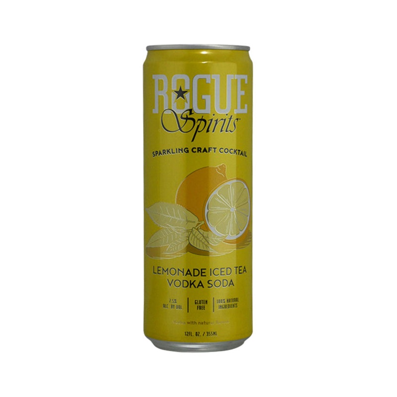 Rogue Spirits Sparkling Craft Cocktails Lemonade Iced Tea Vodka Soda (12oz Can 4 Pk)