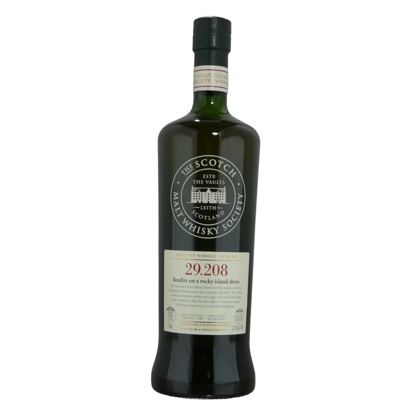 Scotch Malt Whisky Society, 29.208 (Laphroaig), Aged 18 years, 51.7% abv. (750ml)