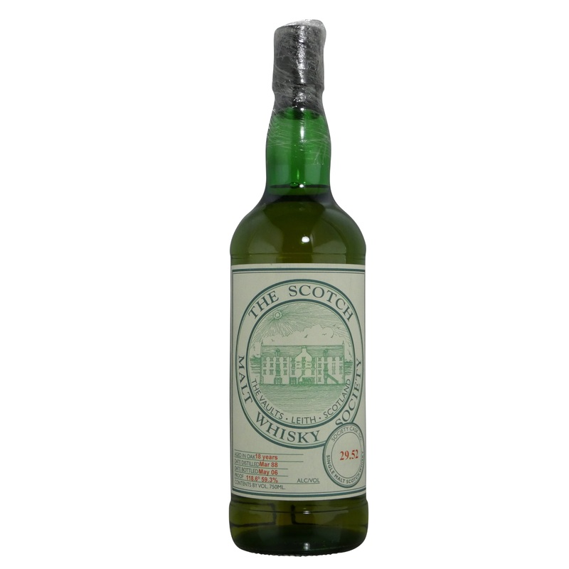 Scotch Malt Whisky Society, 29.52 (Laphroaig), Aged 18 years, 59.3% abv. (750ml)