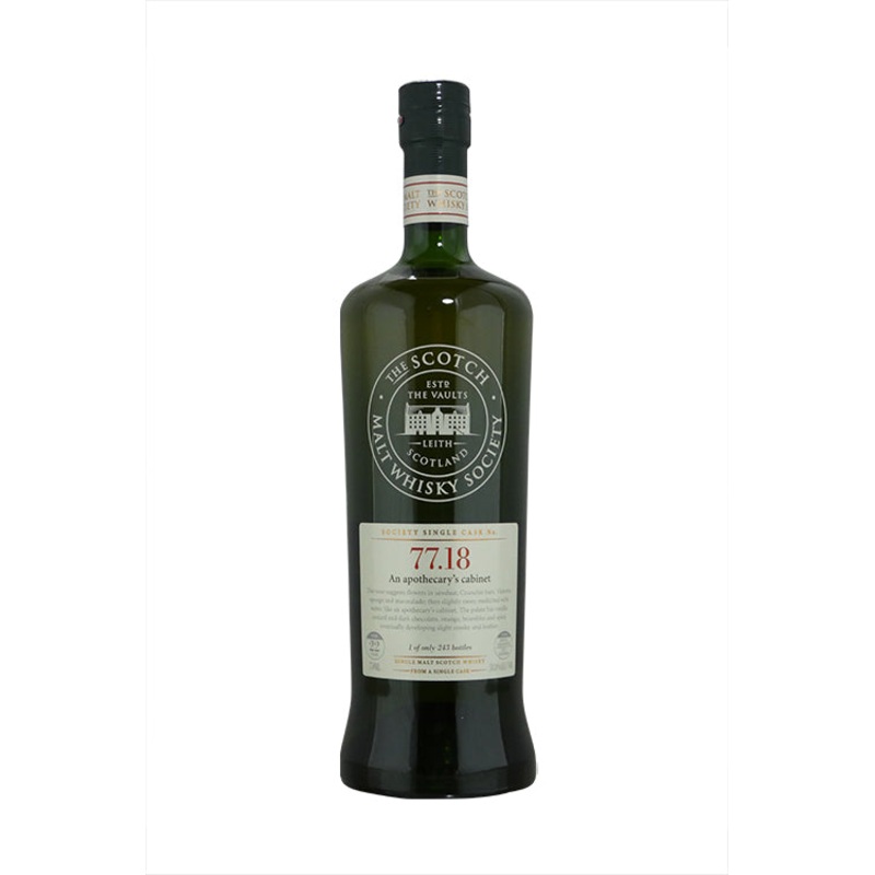 Scotch Malt Whisky Society, 77.18, 22 years old, 58.8% abv. (750ml)