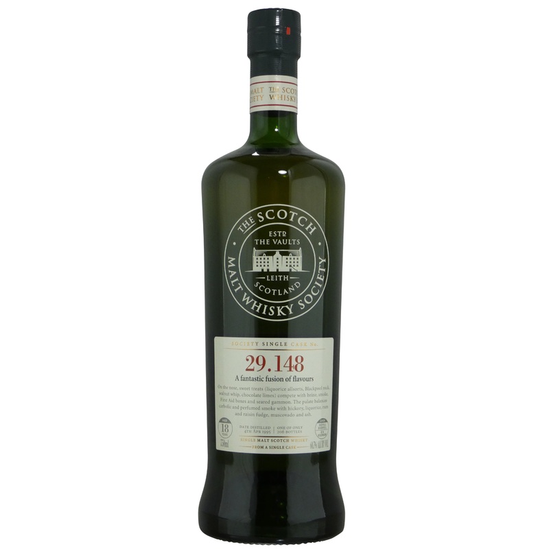 Scotch Malt Whisky Society, 29.148 (Laphroaig), Aged 18 years, 60.7% abv. (750ml)