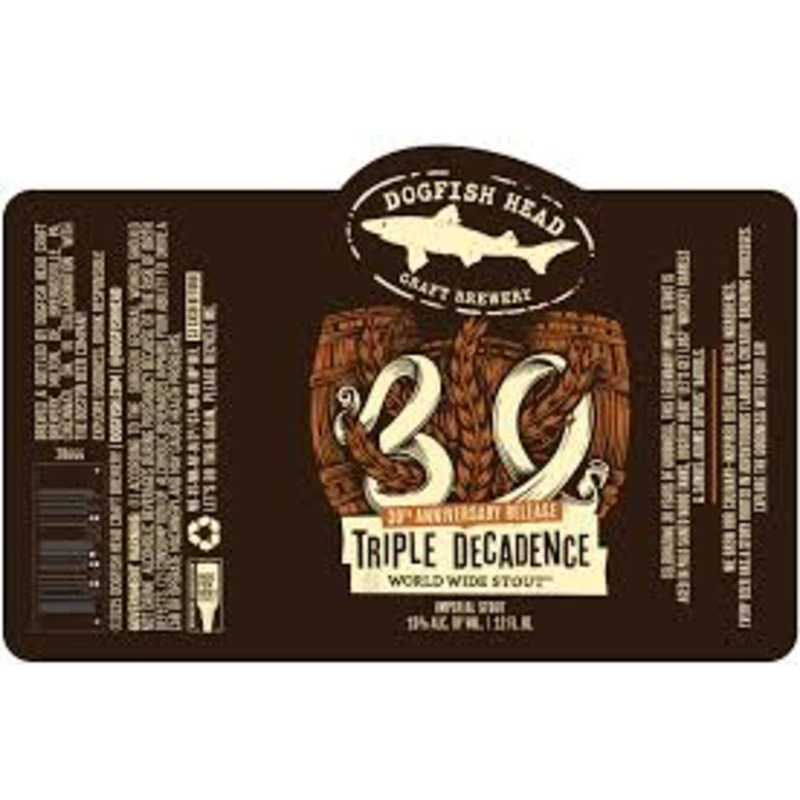 Dogfish Head Triple Decadence World Wide Stout(12oz Btl)