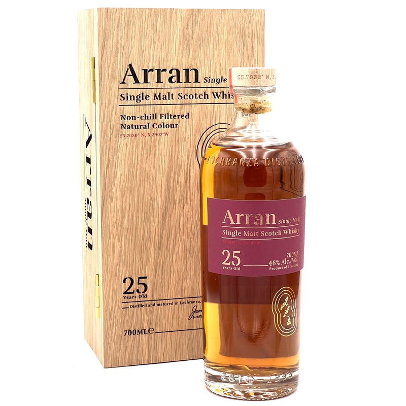Arran 25 Year Old Single Malt Scotch Whisky