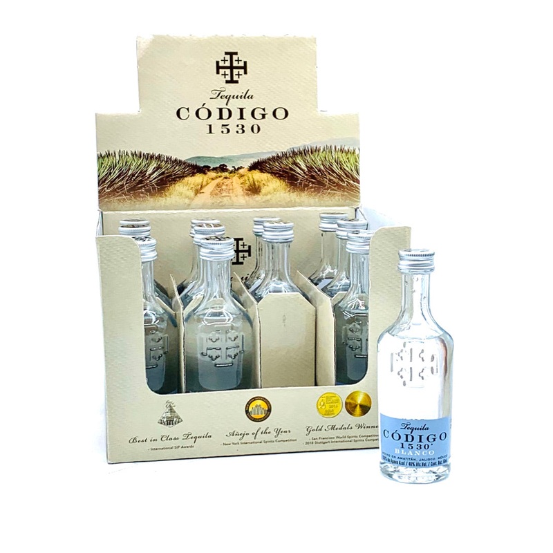 Codigo 1530 Blanco Tequila 12 x 50 ml
