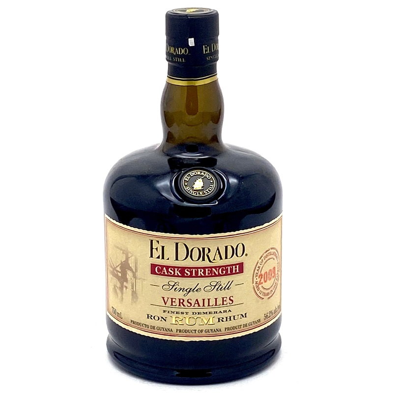 El Dorado Cask Strength Single Still Versailles Vintage 2009 Finest Demerara Rum