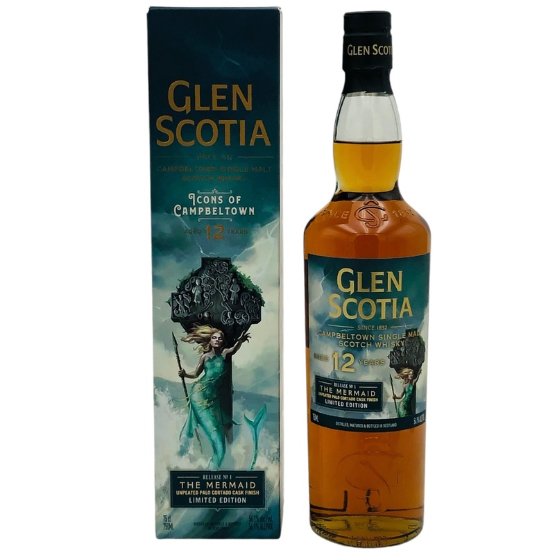 Glen Scotia 12 Year Old The Mermaid Single Malt Scotch Whisky Limited Edition