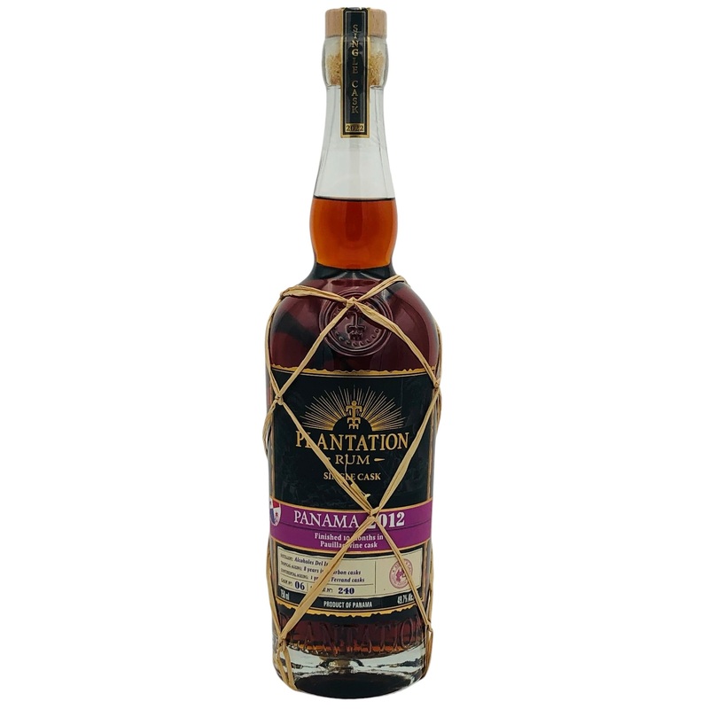 Plantation Rum Vintage 2012 Panama Single Cask Rum Finished in Pauillac Wine Cask