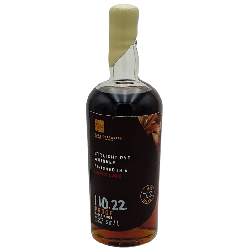 Rare Character #MAP-R-467 Maple Cask Finished Cask Strength Straight Rye Whiskey