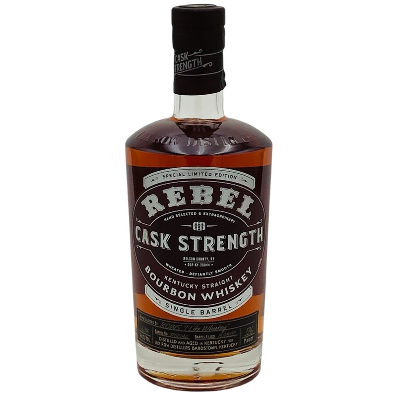 Rebel Cask Strength Single Barrel Bourbon Whiskey
