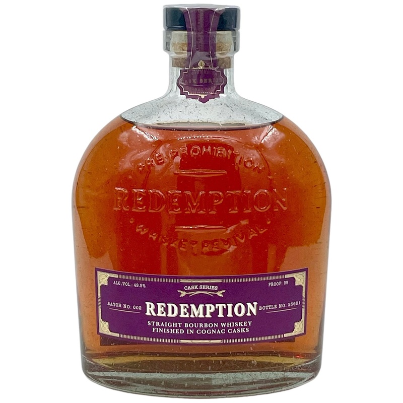 Redemption Cask Series Straight Bourbon Whiskey Finished in Cognac Casks