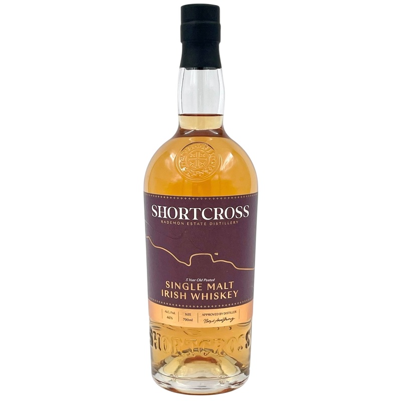Shortcross 5 Year Old Peated Single Malt Irish Whiskey