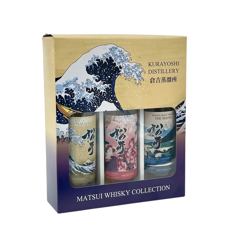 The Matsui Whisky Collection 3 x 200 ml Gift Set Japanese Whisky