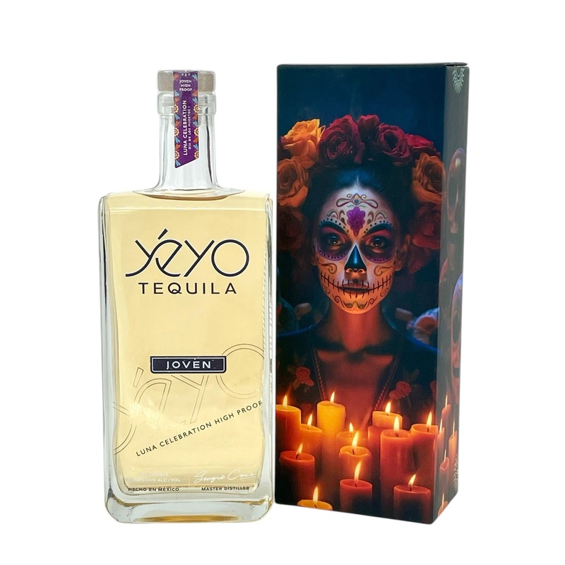 Yeyo Dia de Los Muertes Joven Tequila Luna Celebration High Proof