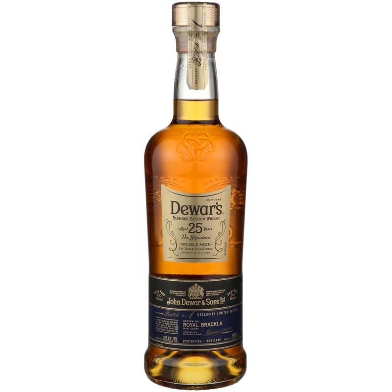 Dewar’s The Signature Double Aged 25 Year Old Blended Scotch Whisky