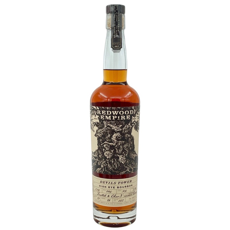 Redwood Empire Devil’s Tower High Rye Bourbon Whiskey