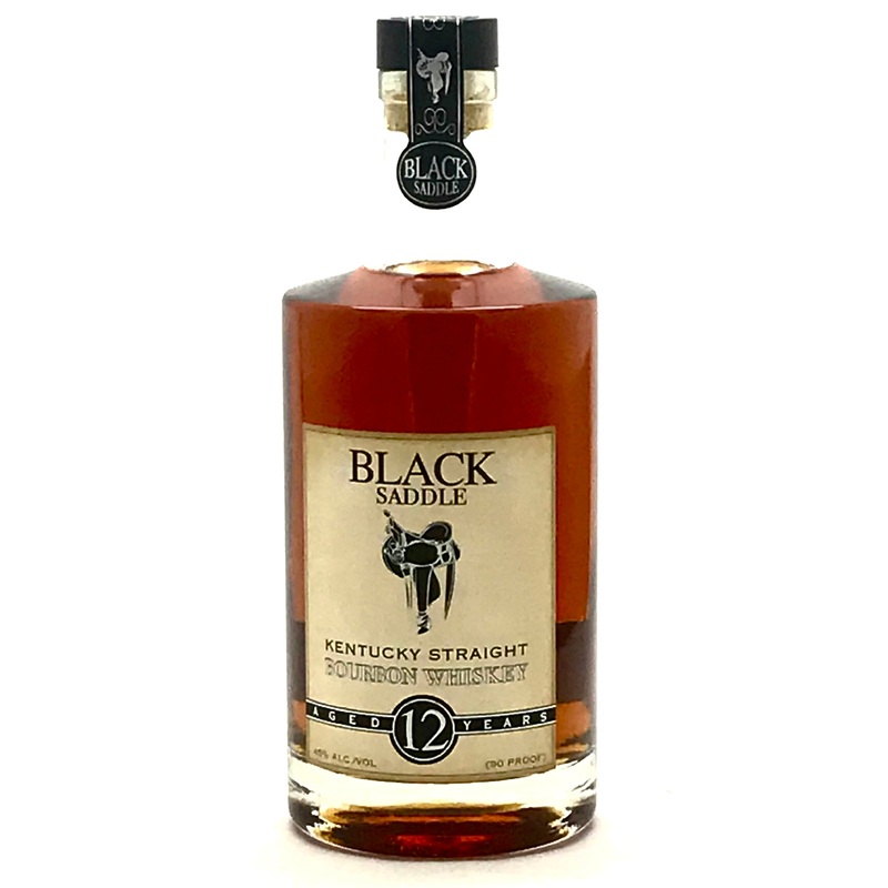 Black Saddle 12 Year Old Straight Bourbon Whiskey
