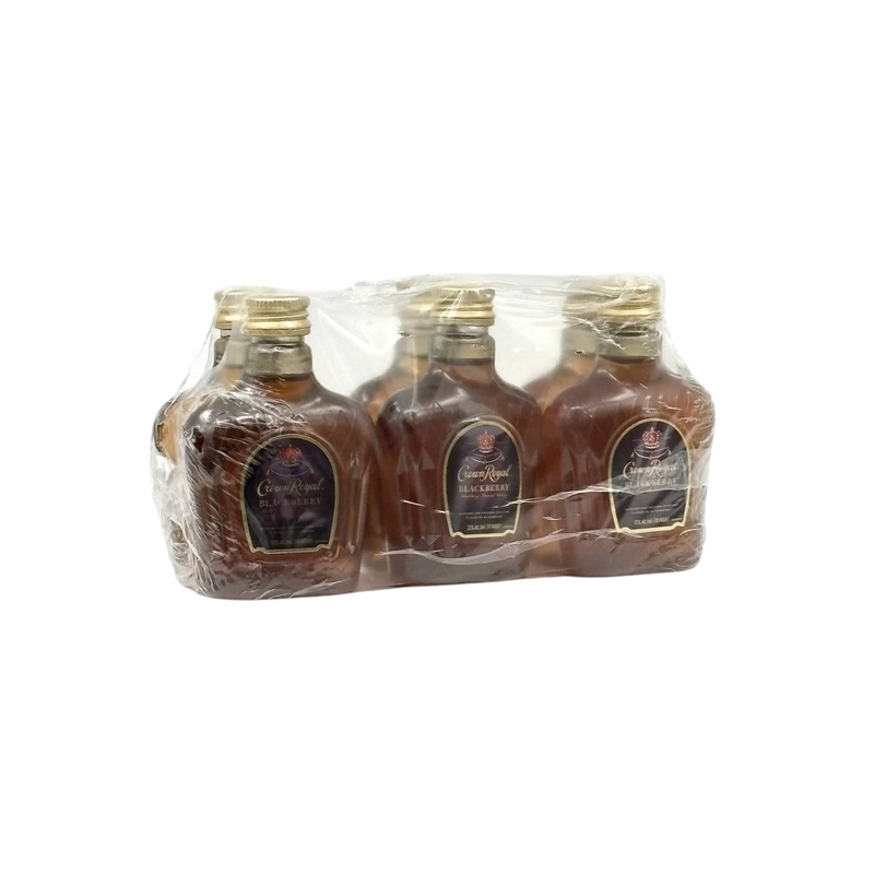 Crown Royal Blackberry Flavored Canadian Whisky 6 x 50 ml