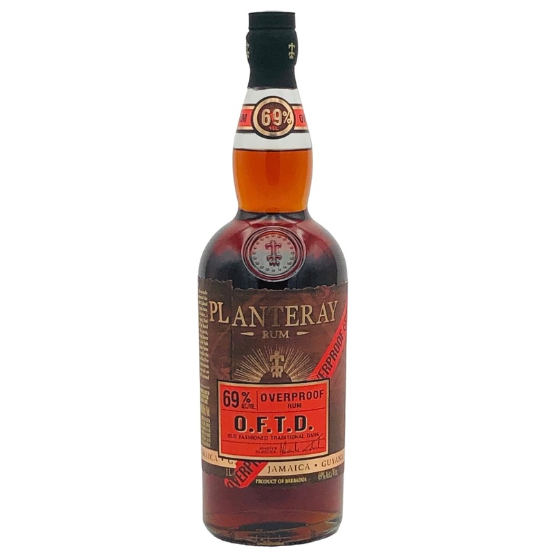 Planteray OFTD Overproof Rum (138 Proof) 1000 ml
