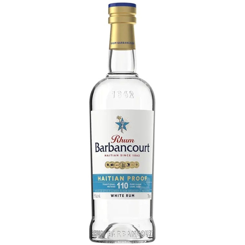 Rhum Barbancourt Haitian Proof White Rum 110 Proof
