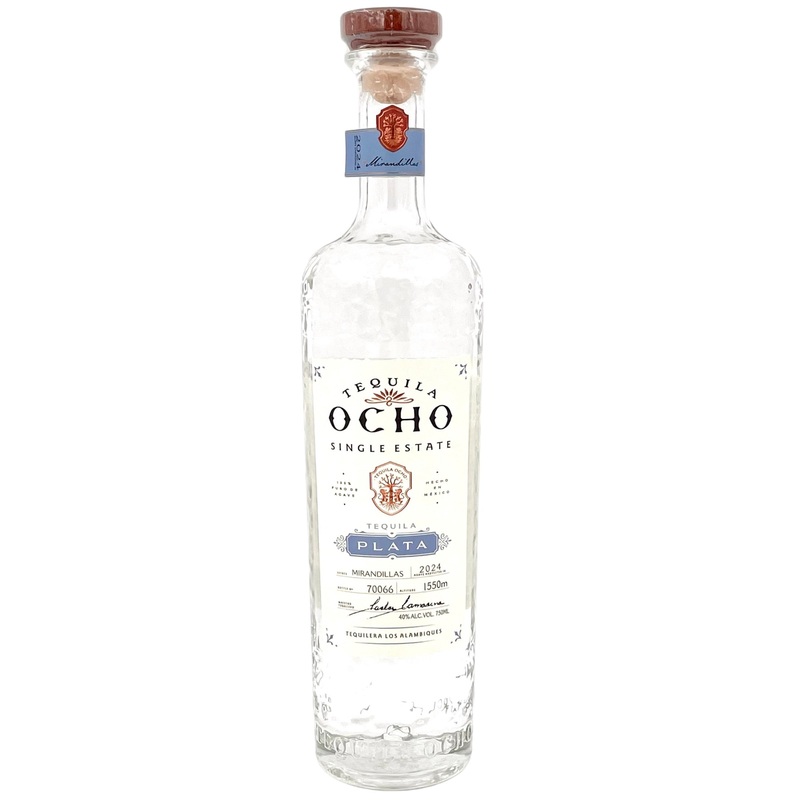 Tequila Ocho Plata Tequila Single Estate 2024 Mirandillas