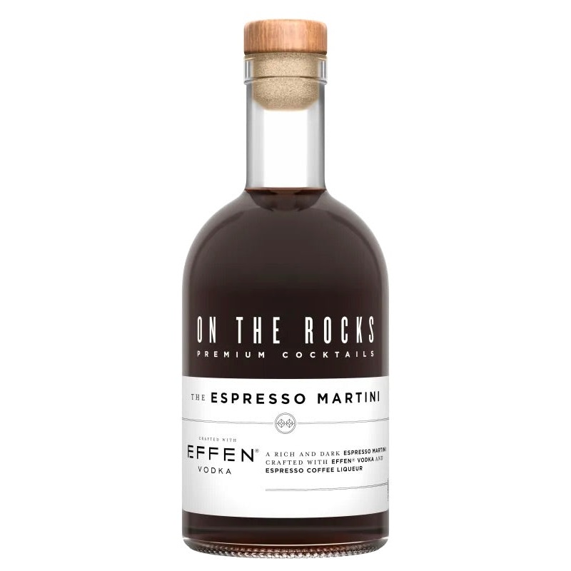 On the Rocks RTD Espresso Martini with Effen Vodka 750 ml