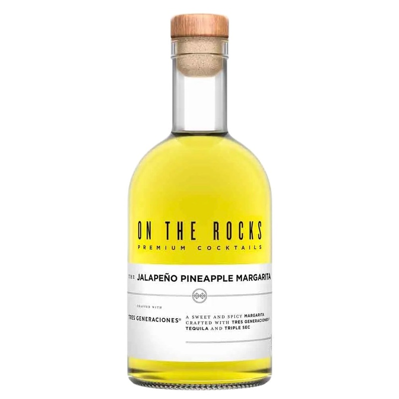 On the Rocks RTD Jalapeno Margarita with Tres Generaciones Tequila 750 ml