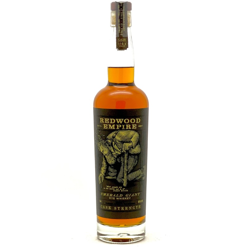 Redwood Empire Emerald Giant Cask Strength Rye Whiskey