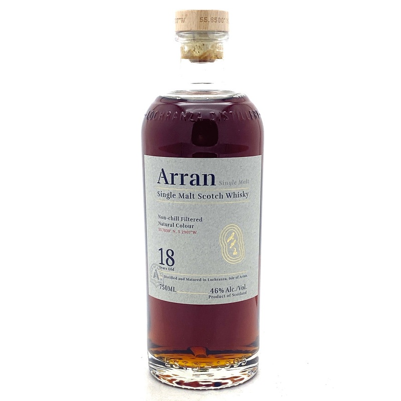 Arran 18 Year Old Single Malt Scotch Whisky