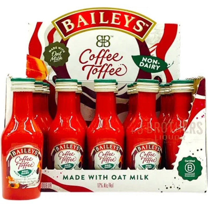 Baileys Coffee Toffee Non-Dairy Liqueur Made with Oat Milk 20 x 50 ml