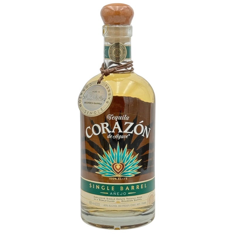 Corazon Aged in WL Weller Bourbon Barrels Single Barrel Anejo Tequila