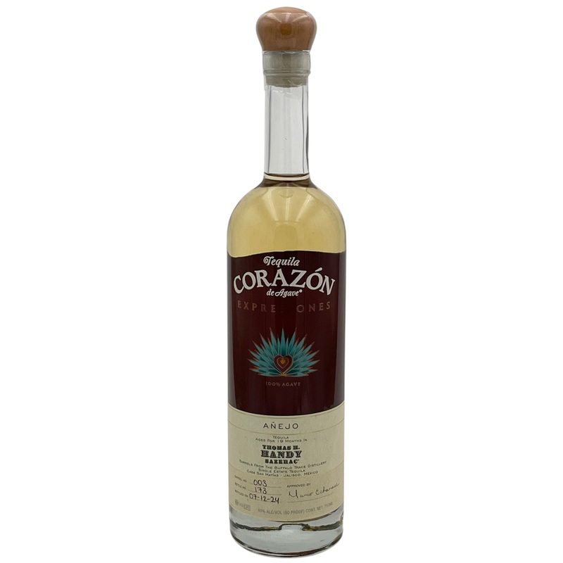 Corazon  Expresiones Aged in Thomas Handy Rye Barrels Single Barrel Anejo Tequila