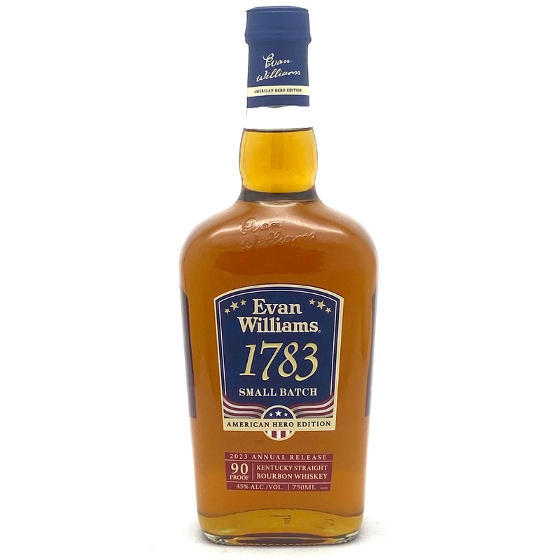 Evan Williams 1783 American Hero Annual Release Bourbon Whiskey
