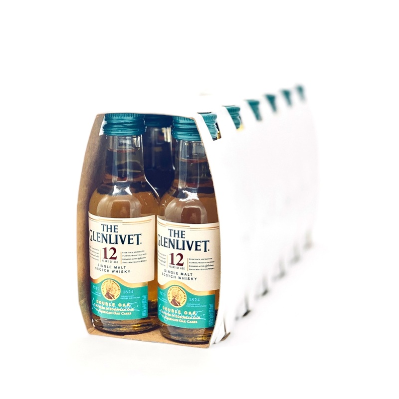 Glenlivet 12 Year Old Scotch Whisky 12 x 50 ml