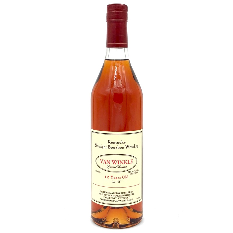 Old Rip Van Winkle 12 Year Old Special Reserve Lot B Bourbon