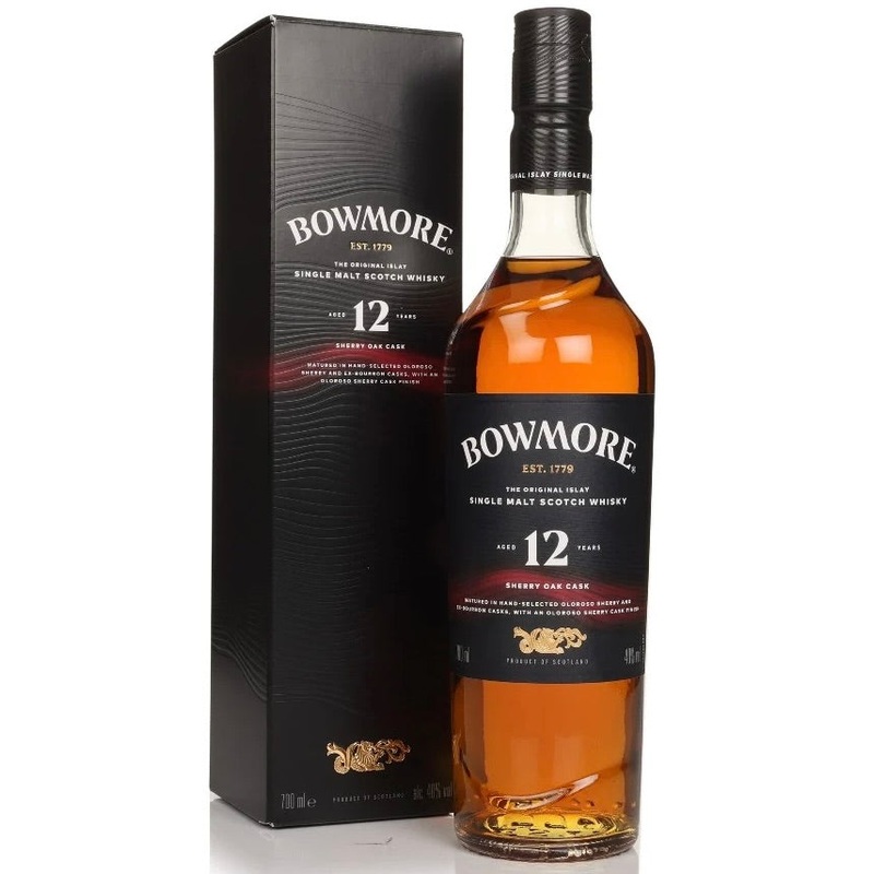 Bowmore 12 Year Old Sherry Oak Cask Scotch Whisky