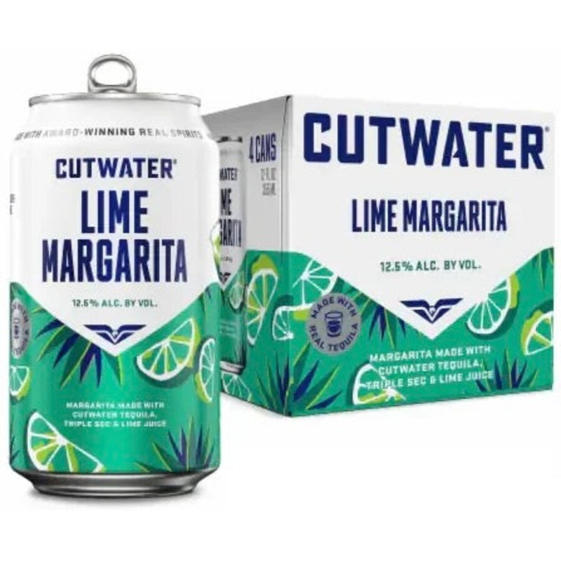 Cutwater Lime Margarita RTD Cocktail 4 x 355ml Cans