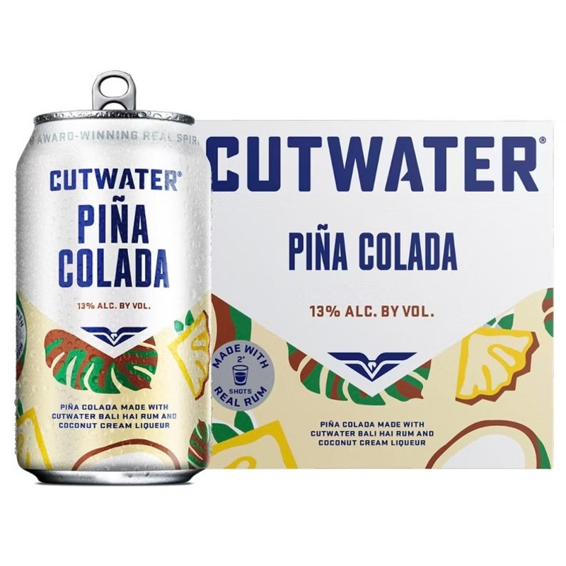Cutwater Pina Colada RTD Cocktail 4 x 355ml Cans
