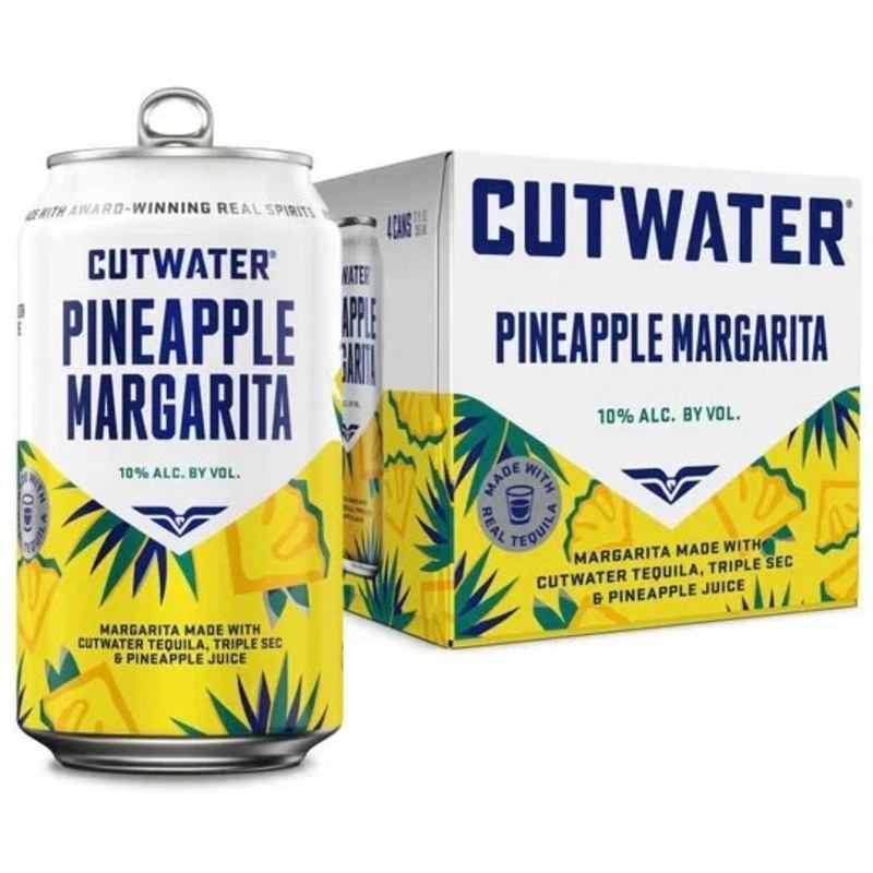 Cutwater Pineapple Margarita RTD Cocktail 4 x 355ml Cans
