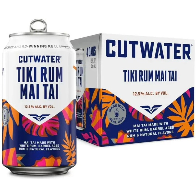 Cutwater Tiki Rum Mai Tai RTD Cocktail 4 x 355ml Cans