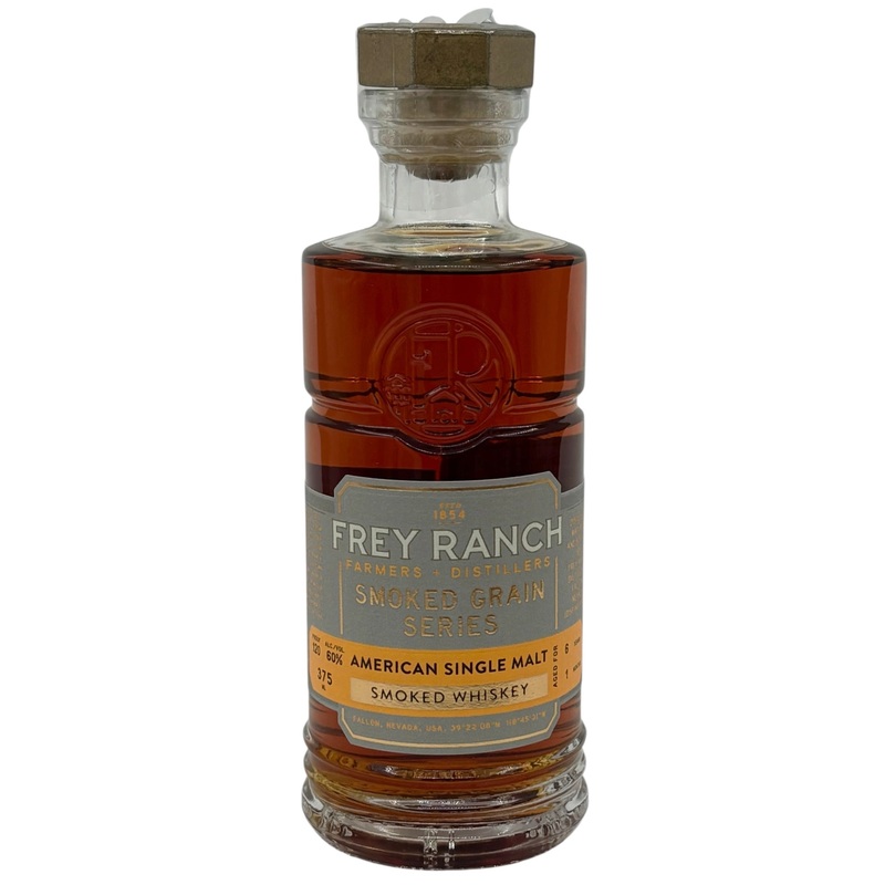 Frey Ranch 6 Year Old American Single Malt Smoked Whiskey Smoked Grain Series 375 ml